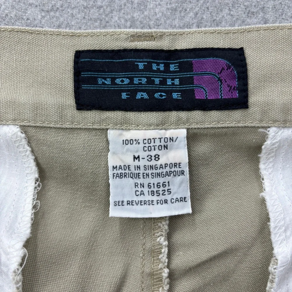 Vintage‎ 90s The North Face Pants Mens 38x31 Beige Chinos Retro Outdoor *FLAW?